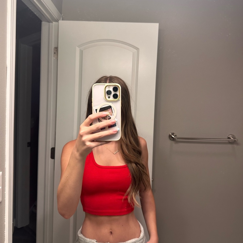 Red Women's Tank Top